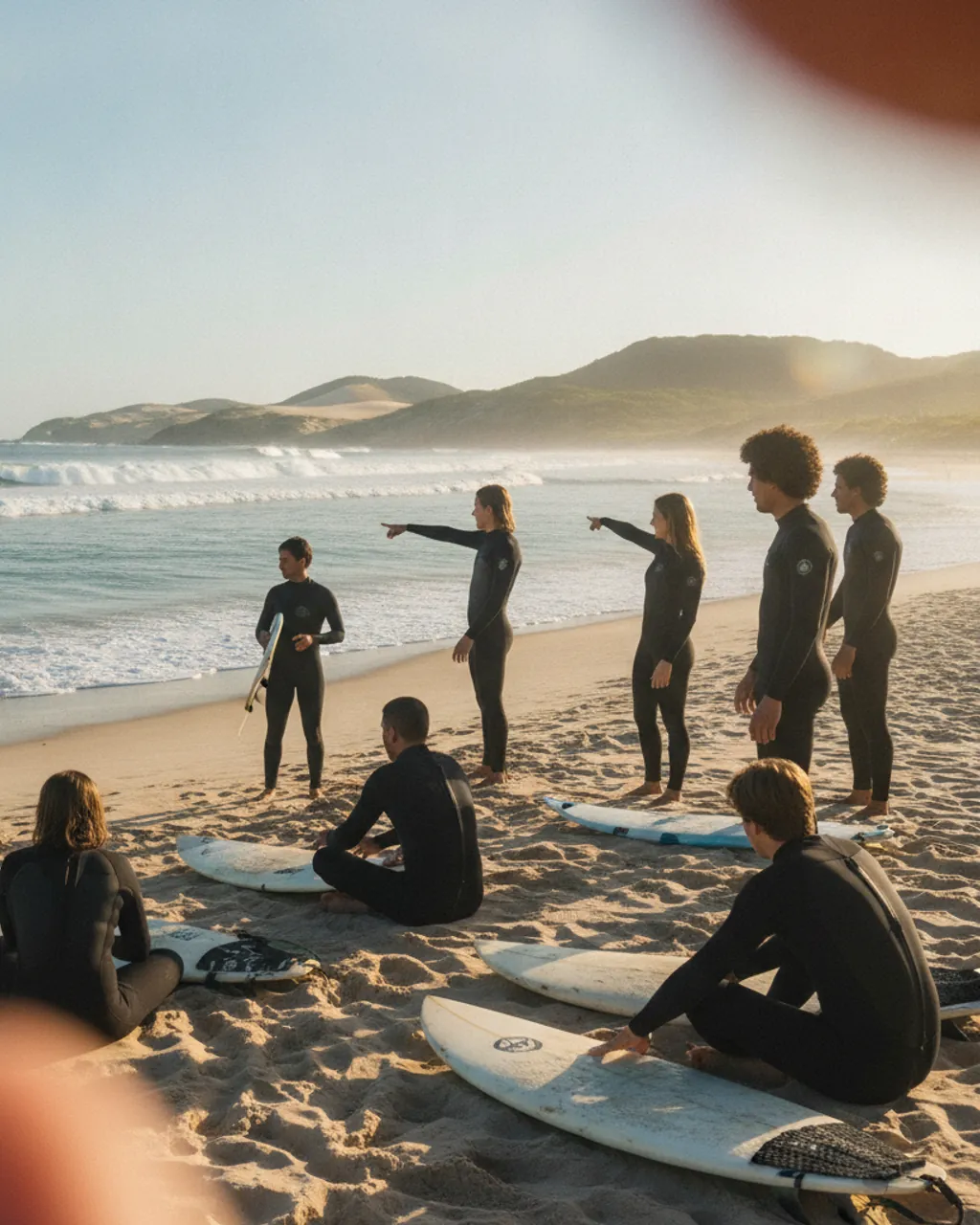 Surf community in Floripa